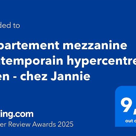 Appartement Mezzanine Contemporain Hypercentre Caen - Chez Jannie Exterior photo